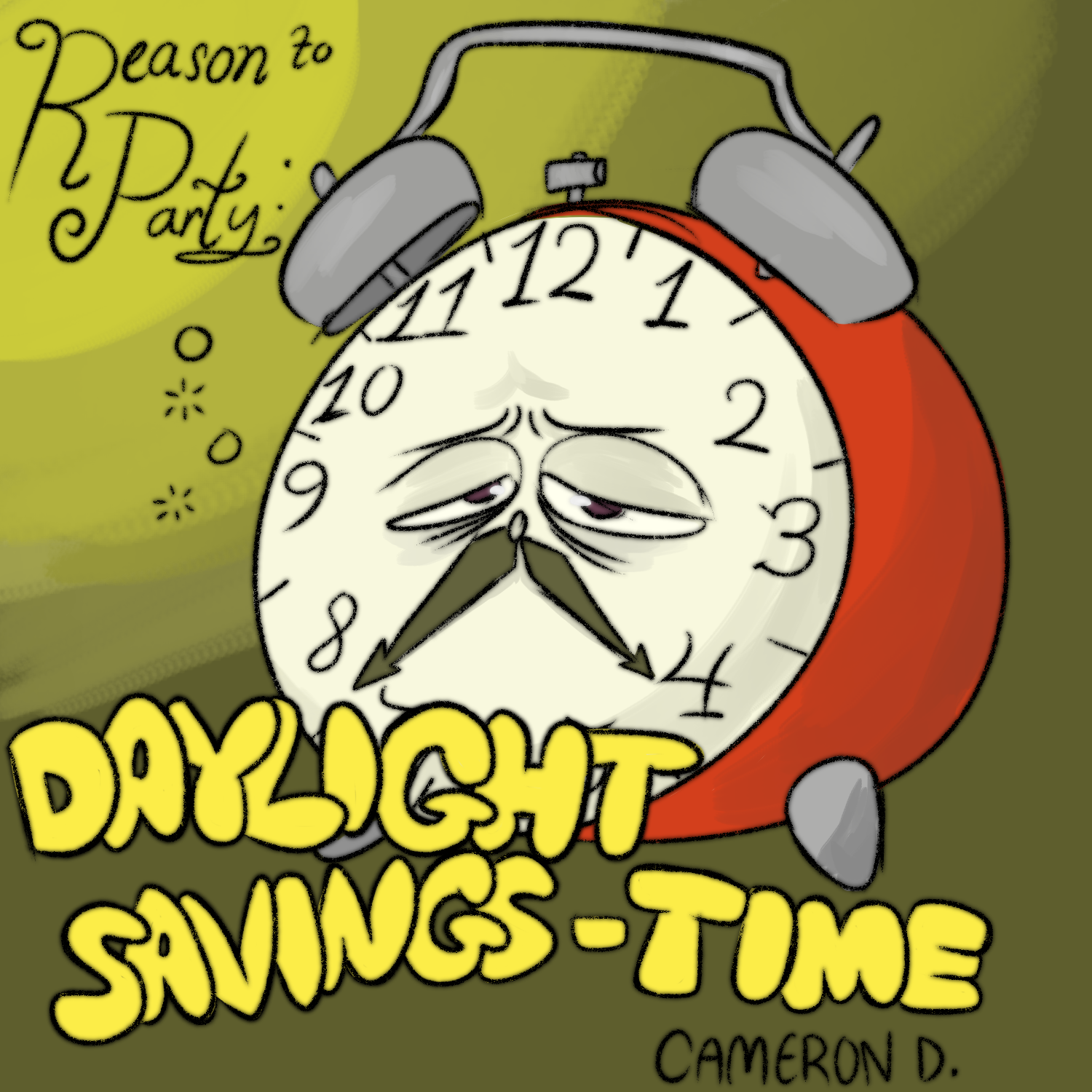 Daylight Savings Time Illustration – Cameron Dehghani's Portfolio